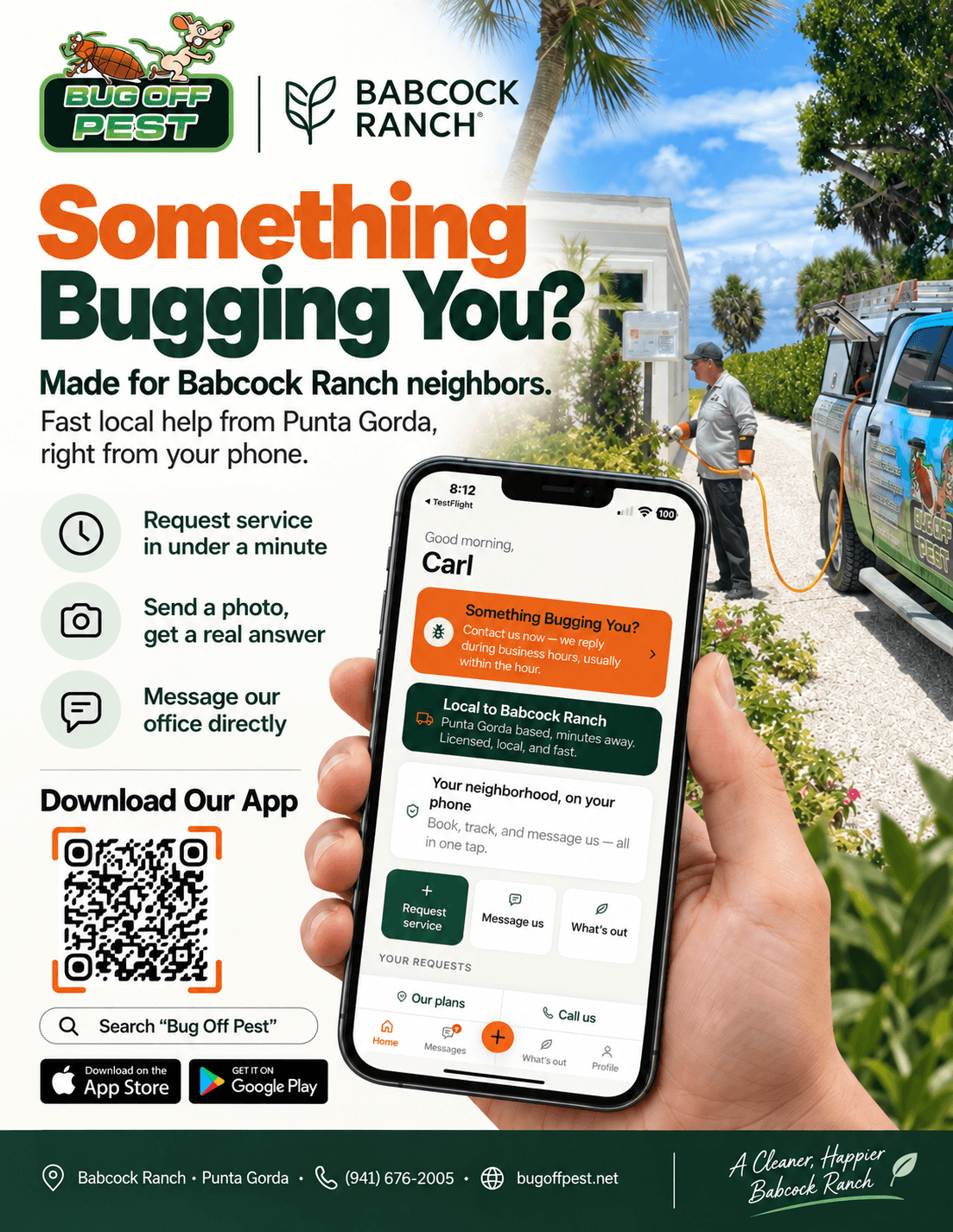 Bug Off Pest Mobile App